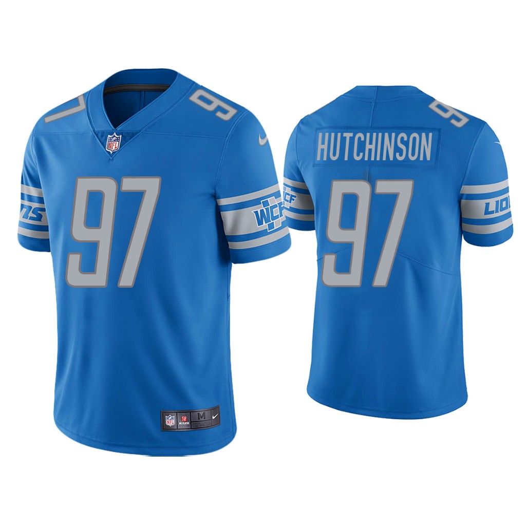Lids Aidan Hutchinson Detroit Lions Nike Alternate Team Vapor Limited Jersey  - Steel