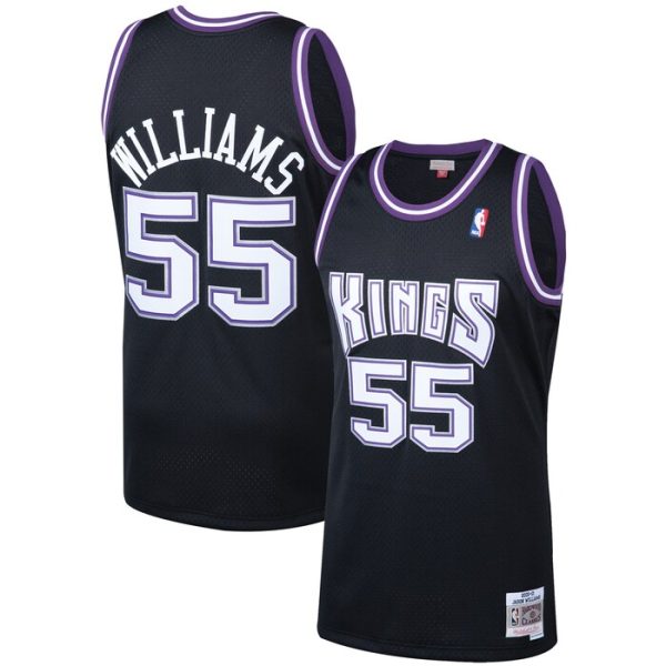 Jason Williams Sacramento Kings M&N 2000-01 Hardwood Classics Swingman Player Jersey - Black
