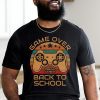 Back to School Funny Game Over Teacher Student Controller T-Shirt - Black