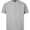 Men's Casual Button Detail Short Sleeve T-Shirt