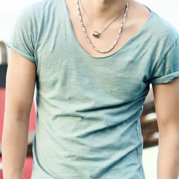 Men's Casual Solid Color Short Sleeve T-Shirt