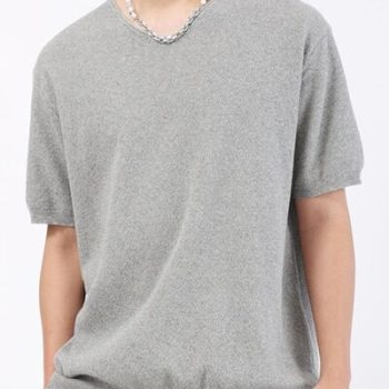 Men's Plus Size Casual Knit Short Sleeve T-Shirt