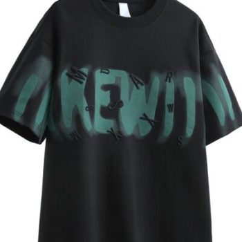 Men's Plus Size Graphic Oversized T-Shirt