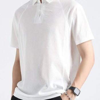 Men's Plus Size Lightweight Short Sleeve Polo