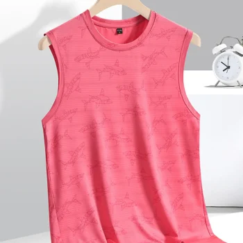 Men's Plus Size Round Neck Tank