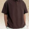 Men's Relaxed Fit Solid Color Polo